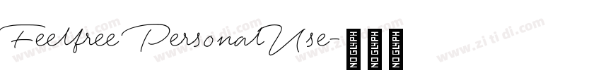 Feelfree PersonalUse字体转换